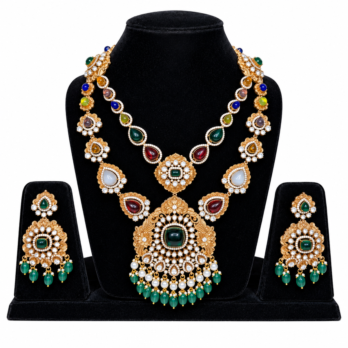 Emerald Royale Heritage Necklace Set