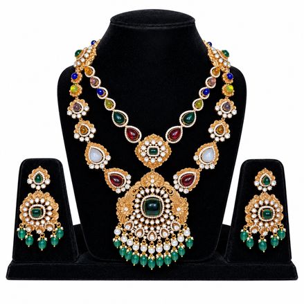 Emerald Royale Heritage Necklace Set