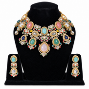 Pastel Heritage Bloom Necklace Set